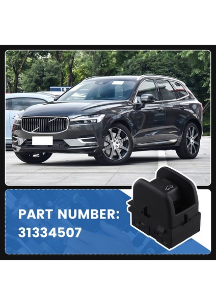 Volvo XC60 2009-2015 Sunroof Anahtar Kapağı Için Araba Sunroof Pencere Anahtarı Düğmesi Kapak 31334507 (Yurt Dışından) indirimleri