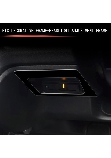 Araba Vb Trim Frame Far Ayarı Trim Çerçeve Esp Düğmesi Honda N-Box 2024 Rhd Parlak Siyah Için Trim Çerçeve (Yurt Dışından) fırsatları