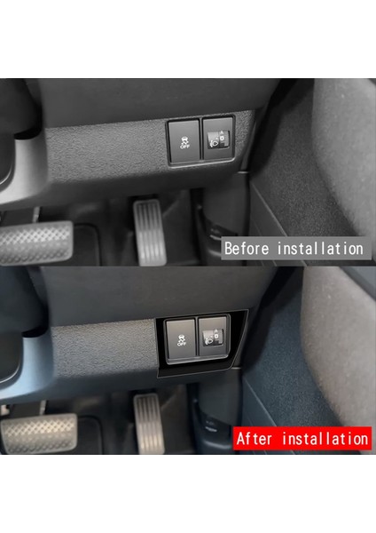 Araba Vb Trim Frame Far Ayarı Trim Çerçeve Esp Düğmesi Honda N-Box 2024 Rhd Parlak Siyah Için Trim Çerçeve (Yurt Dışından) indirimleri