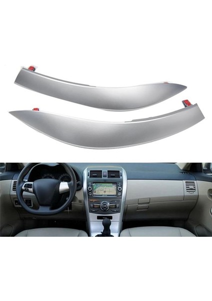 5543602330 1paır Araba Gösterge Tablosu Havalandırma Outlet Trim Kapak Şeridi Toyota Corolla 2010-2013 5543502370 (Yurt Dışından) fiyatları