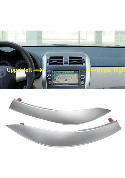 5543602330 1paır Araba Gösterge Tablosu Havalandırma Outlet Trim Kapak Şeridi Toyota Corolla 2010-2013 5543502370 (Yurt Dışından) modelleri