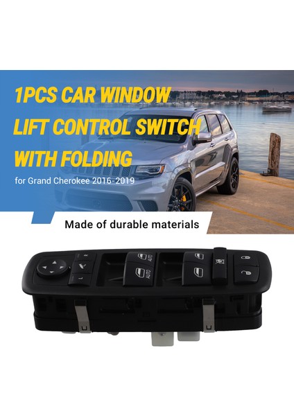 Araba Sürücü Yan Elektrikli Pencere Cam Asansör Kontrol Anahtarı Jeep Grand Cherokee 2016-2019 Lhd Için Katlanır 68319803AA (Yurt Dışından) fırsatları