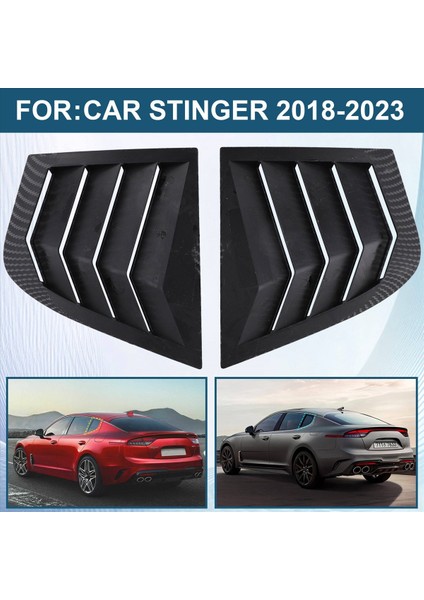Araba Aksesuarları Arka Kansana Pencere Yan Depaj Kapağı Döşeme Sticker Havalandırma Kepçesi Kia Stinger 2018-2023 A (Yurt Dışından) fırsatları