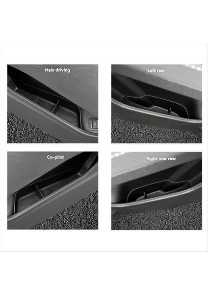 Araba Kapısı Yan Secutasyon Kutusu Tpe Ön Arka Kapı Tutucu Organizatör Audi Q4 E-Tron Için Tıdıng Aksersiyeler (Yurt Dışından) modelleri