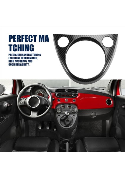 Fiat 500 2011-2015 Iç Modifikasyon Aksesuarları Için Araba Merkezi Kontrol Dişli Paneli Çerçeve Döşeme (Yurt Dışından) indirimleri