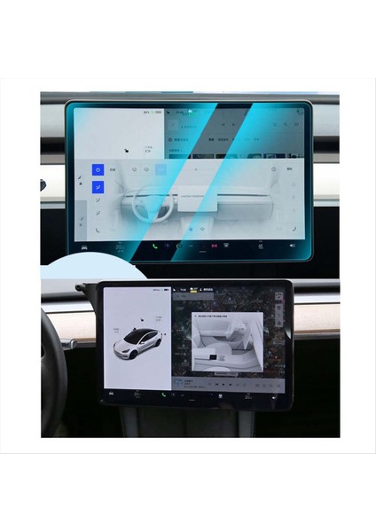 Tesla Model 3 Için Highland 2024 15 Inç Dokunmatik Ekran Koruyucusu Kapak Arka Sıra Ekran Temperli Film Arabası Hd Temperli Film (Yurt Dışından) indirimleri