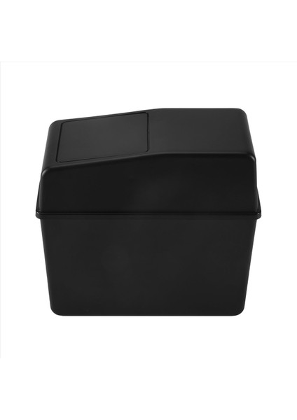 Kapaklı Araba Çöp Kutusu Aracı Can Cange Organizatör Otomatik Ev Araba Iç Siyah Için Büyük Atık Basket Kutusu (Yurt Dışından)