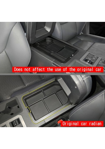 Toyota Land Cruiser Için Araba Merkezi Konsolu Koltuk Kutusu Saklama Kutusu Iç Aksesuarlar 250 2023 Sol Sürücü (Yurt Dışından) modelleri