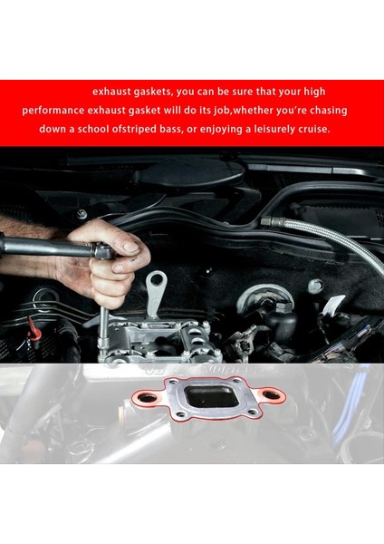 Egzoz Manifold Dirsek Yükseltici Conta Kuru 18-0722 Mercruiser Deniz Motorları 4 3 5 0 5 7 L V6 V8 4 3l 5 0l 5 7l (Yurt Dışından) fırsatları