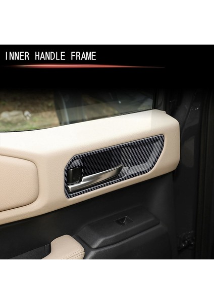 Toyota Prado LC250 2024 Iç Aksesuarlar Karbon Fiber Için Araç Iç Kapı Kasesi Paneli (Yurt Dışından) modelleri
