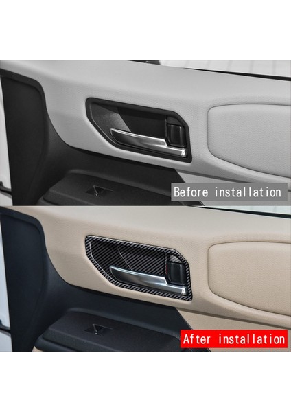 Toyota Prado LC250 2024 Iç Aksesuarlar Karbon Fiber Için Araç Iç Kapı Kasesi Paneli (Yurt Dışından) indirimleri