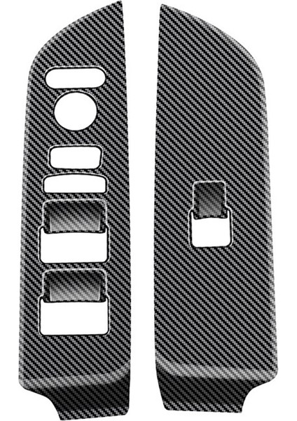 Araba Penceresi Cam Asansör Anahtarı Paneli Trim Çıkartmaları Honda Freed Hava Crosstar 2024 Iç Aksesuarlar Karbon Fiber Rhd (Yurt Dışından)
