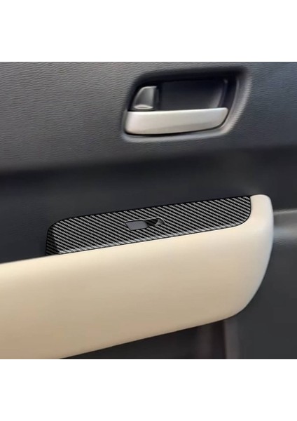 Araba Penceresi Cam Asansör Anahtarı Paneli Trim Çıkartmaları Honda Freed Hava Crosstar 2024 Iç Aksesuarlar Karbon Fiber Rhd (Yurt Dışından) fiyatları
