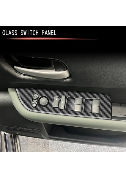 Araba Penceresi Cam Asansör Anahtarı Paneli Trim Çıkartmaları Honda Freed Hava Crosstar 2024 Iç Aksesuarlar Karbon Fiber Rhd (Yurt Dışından) indirimleri