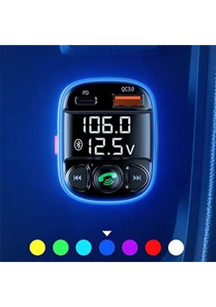 Araba Bluetooth 5 0 Mp3 Çalar Fm Çift Dijital Ekran Iki Cep Telefonu Bağlayabilir Araç Şarj Cihazı PD20W+QC18W Hızlı Şarj (Yurt Dışından) fırsatları