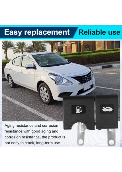 Araba Hood Bonnet Serbest Tutucu Yakıt Deposu Kapağı Serbest Bırakma Kolu 65622-3AW0A Nissan Sunny Mart 2011-2018 (Yurt Dışından) fırsatları