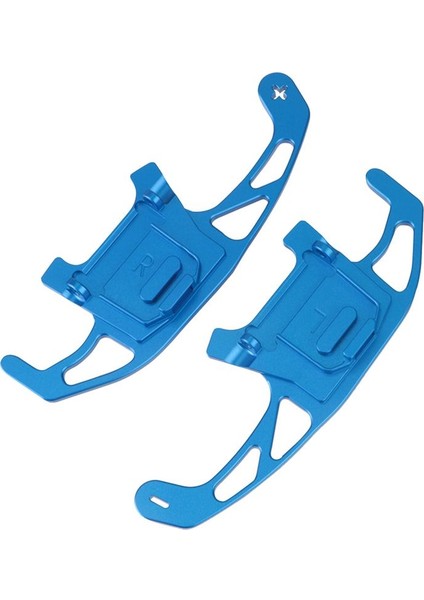 1 Çift Araba Direksiyon Simidi Vardiyalı Kürek Dsg Dişli Vites Değiştirici Kürek Uzantısı Golf Için Mk7 Gti R Gtd Gte 7 2014-2019 Mavi (Yurt Dışından)