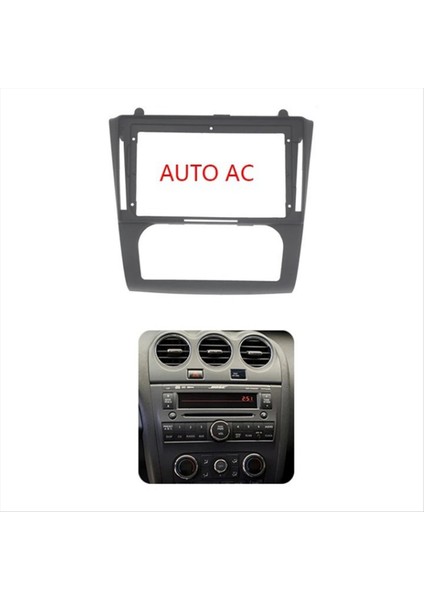 Araba 9inch Radyo Paneli Çerçeve Otomatik Klima Paneli Çerçeve Ac Ac Düşünü Düğmeli Nissan Altima 06-12 Lhd (Yurt Dışından) fiyatları