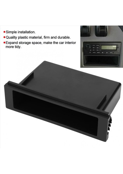 4x Evrensel Araba Çifte 1 Din Çizgi Fincan Tutucu Saklama Kutusu Stereo Radyo Için Plastik (Yurt Dışından) modelleri