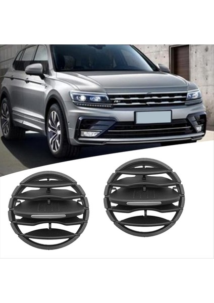 2pcs Araç Arka Klima A/c Hava Çıkışı Grille 5ND819203 Vw Tiguan 2010-2017 Yuvarlak Hava Outlet Grille (Yurt Dışından) modelleri