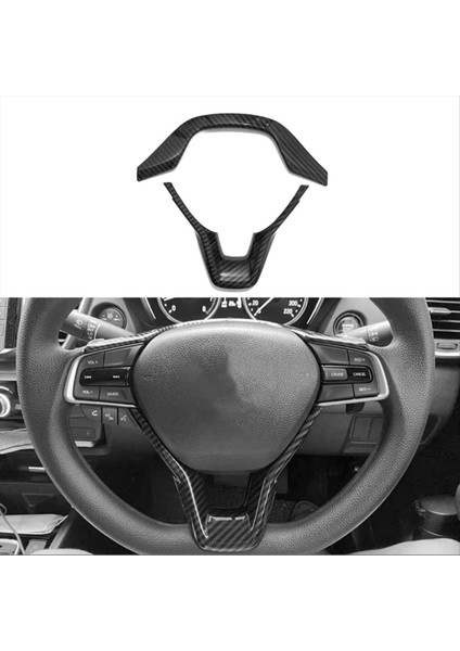 Honda Accord 2018-2022 Için Araba Direksiyon Kapağı Döşeme Karbon Fiber Araba Iç Aksesuarları (Yurt Dışından) fiyatları