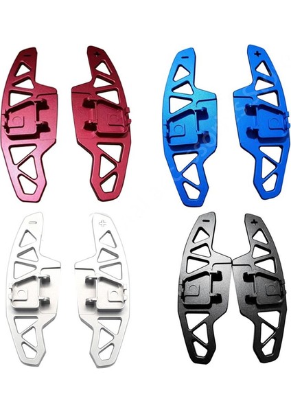 Golf Için 2x Araç Direksiyon Simidi Kürek Değiştirici 8 Mk8 Id4 Passat B8 Tiguan L Dsg Dişli Vites Değiştirici Uzatma Kapağı Gümüş (Yurt Dışından) fiyatları