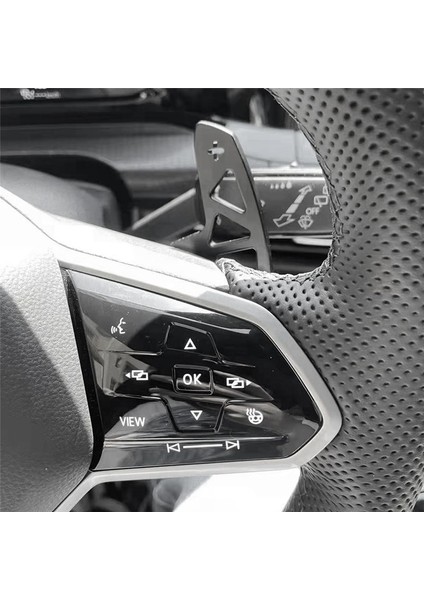 Golf Için 2x Araç Direksiyon Simidi Kürek Değiştirici 8 Mk8 Id4 Passat B8 Tiguan L Dsg Dişli Vites Değiştirici Uzatma Kapağı Gümüş (Yurt Dışından) indirimleri