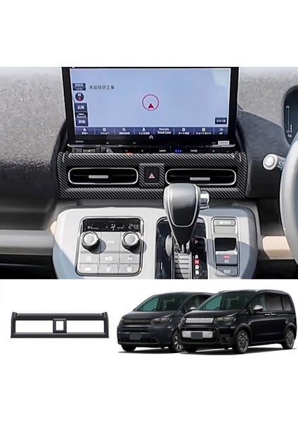 Honda Freed Hava Crosstar 2024 Karbon Fiber Için Rhd Araba Merkezi Konsol Klima Çıkış Trim Çerçeve (Yurt Dışından) fırsatları