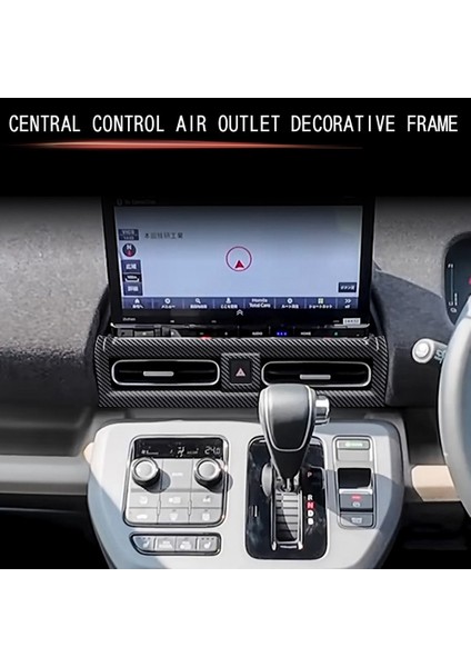 Honda Freed Hava Crosstar 2024 Karbon Fiber Için Rhd Araba Merkezi Konsol Klima Çıkış Trim Çerçeve (Yurt Dışından) indirimleri