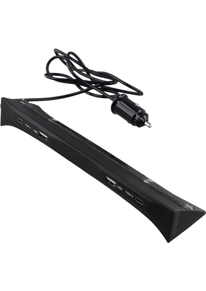 Lhd Car USB USB Type-C Sıçrama Adaptörü Hızlı Şarj Şarjı Şönt Hub Konuşma Istasyonu Wey Tank 400 2023 2024 Aksesuarlar (Yurt Dışından)