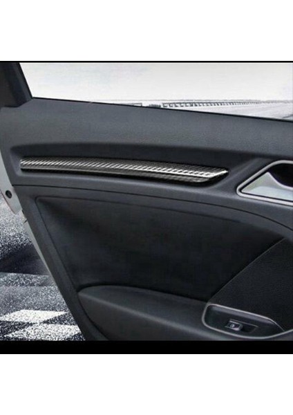 Audi A3 8V 2014-2018 Abs Iç Mührülü Aksesuarlar Için Yeni Araba Iç Kapı Trim Şeritleri (Yurt Dışından) fırsatları