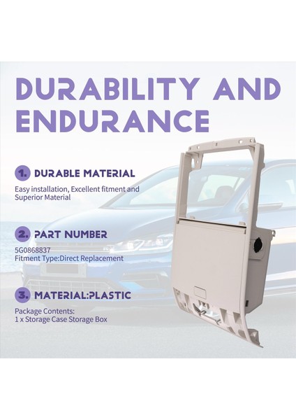 5G0868837 22D868837 Depolama Güneş Gözlüğü Kutusu Güneş Gözlükleri Vw Golf 7 Mk7 cc T-Cross Polo Bej (Yurt Dışından) indirimleri