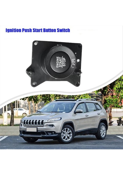 Araba Motoru Başla Durdur Buton Tek Düğmeli Anahtar 6CK47DX9AB 53244208 Jeep Cherokee 2014-2018 (Yurt Dışından) modelleri