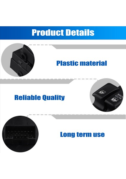 2007-2010 Için Elektrikli Pencere Anahtarı Hyundai Elantra 93570-2H1109P 16PINS Lhd Autodown Araba Parçaları (Yurt Dışından) modelleri