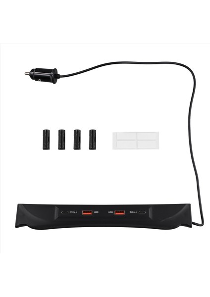 Araba USB Type-C Tiper Adaptörü Hızlı Şarj Cihazı Şönt Hub Yerleştirme Istasyonu Jetour Traveler T2 2023 (Yurt Dışından) fiyatları