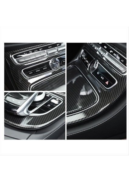 Mercedes Benz E Sınıfı E200L E300L 16-20 Araç Merkezi Konsol Kupa Tutucu Panel Çerçevesi Iç Döşeme Çıkartmaları B (Yurt Dışından) indirimleri