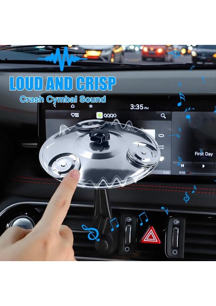 Araba Kazası Zil Arabası Zil Tamponu Havalandırma ile 3 Çift Mini Jingles Mini Davul Kaza Çilesi Araba Kontrol Paneli 2 Adet (Yurt Dışından) modelleri