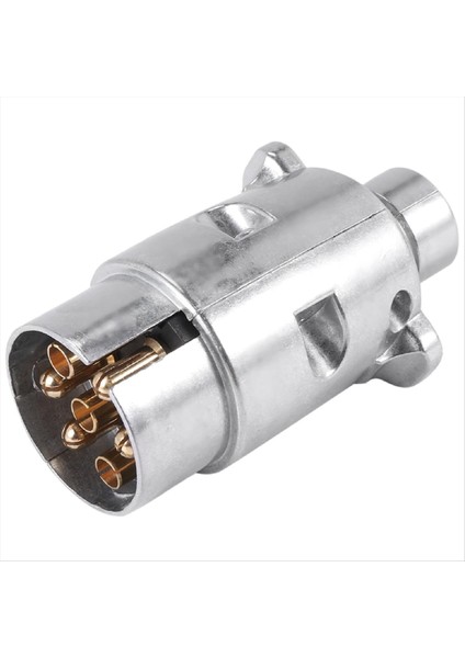 4set Römork Aksesuarları- 7 Pin Römork Fişi 12V Rv Soketler Çekme Çubuğu Çekme 7pin Metal Römork Konektörleri (Yurt Dışından) fırsatları