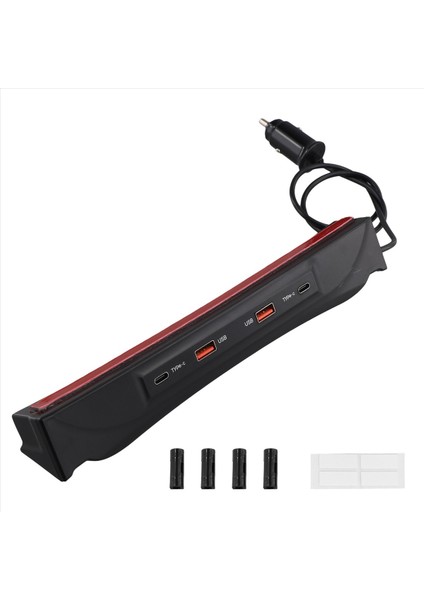 Araba USB Type-C Tiper Adaptörü Hızlı Şarj Cihazı Şönt Hub Yerleştirme Istasyonu Jetour Traveler T2 2023 (Yurt Dışından) modelleri