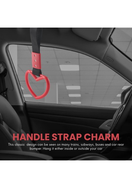 Kalp Jdm Tsurikawa Subway Tren Otobüs Kolu Kayış Cazibesi Sürüklenmesi Evrensel (Yurt Dışından) modelleri