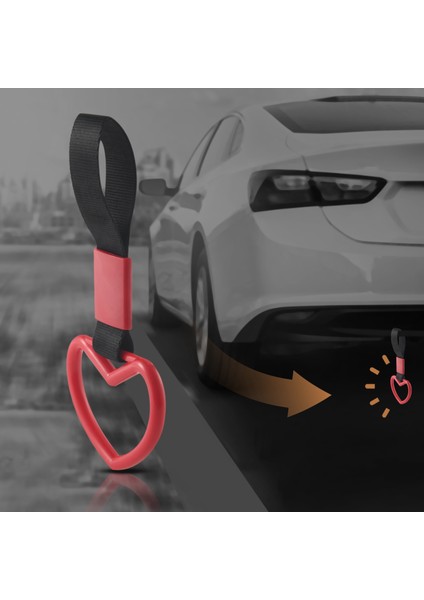 Kalp Jdm Tsurikawa Subway Tren Otobüs Kolu Kayış Cazibesi Sürüklenmesi Evrensel (Yurt Dışından) fırsatları