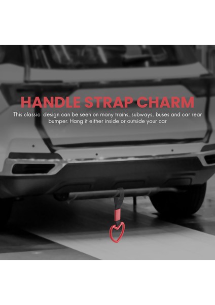 Kalp Jdm Tsurikawa Subway Tren Otobüs Kolu Kayış Cazibesi Sürüklenmesi Evrensel (Yurt Dışından) indirimleri