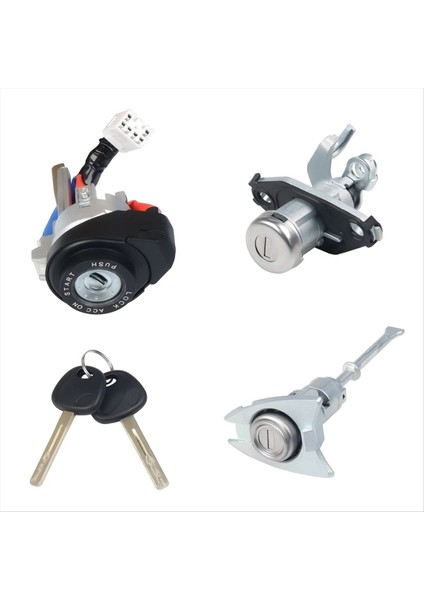 Araba Ateşleme Anahtarı Hyundai Sonata Için Sol Kapı Kilidi 2009-2014 812503SA00 81970-3SA00 Lhd (Yurt Dışından)