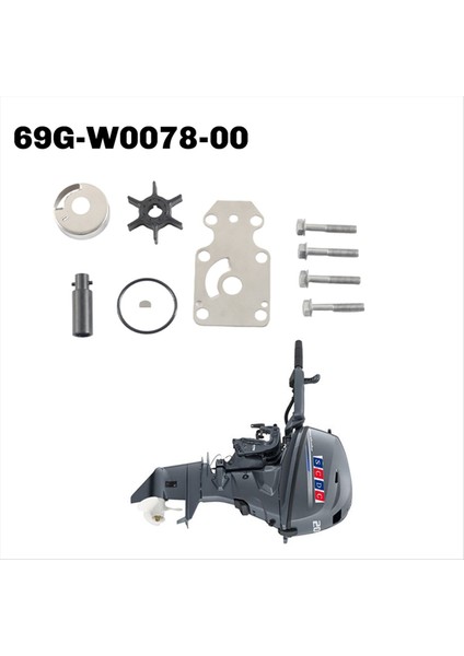 Su Pompası Pervane Onarım Kiti 69G-W0078-00 Yamaha Dışarıda FT8G / Ft9 9g / L (Yurt Dışından) fiyatları