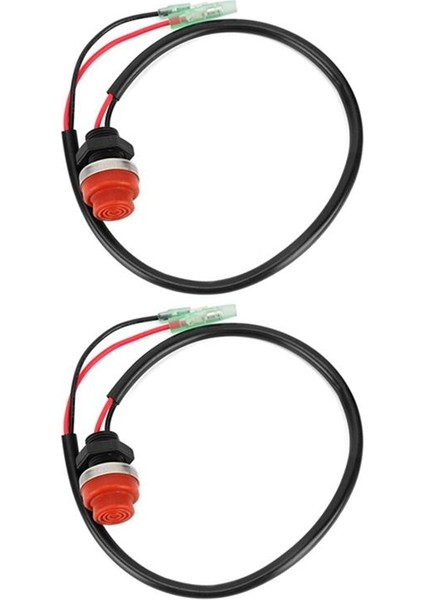 2pcs Universal Boat Outtrowt Motor Motor Başlangıç Öldürme Anahtarı Anahtarsız Push Düğmesi Yamaha Gemileri Için Geçerli (Yurt Dışından)