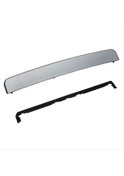 Araba Ön Merkezi Kül Tablası Kapağı Push-Pull Parlak Şeridi Audi A6L C7 2012-2018 Için Krom Gümüş ve Siyah Klip (Yurt Dışından)