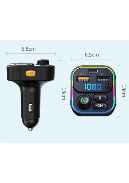 Araba Bluetooth 5 0 Mp3 Çalar Kayıpsız Ses Müzik U Disk Destek Arabası Hızlı Şarj (Yurt Dışından) modelleri