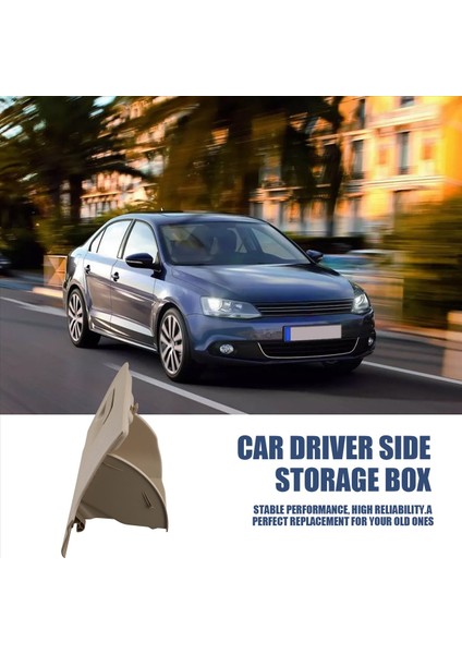 Araba Sürücüsü Yan Depolama Kutusu Çekme Çekmece Çöp Kutusu 1K1857919D Vw Golf Için 6 2010-2012 Sagar 2006-2011 Lhd (Yurt Dışından) fırsatları