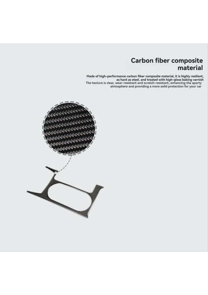 Subaru Forester 2013-2019 Için Karbon Fiber Su Kupası Dişli Iç Trim Sticker Dekorasyon Araç Aksesuarları (Yurt Dışından) modelleri