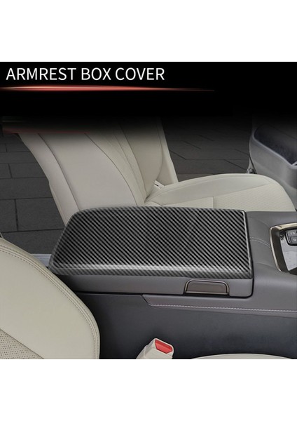 Toyota Alphard/vellfire 40 Serisi 2023+ Karbon Fiber Deseni Için Araba Stowing Deming Art Tabanca Kutusu Panel Trim Kapak (Yurt Dışından) fiyatları